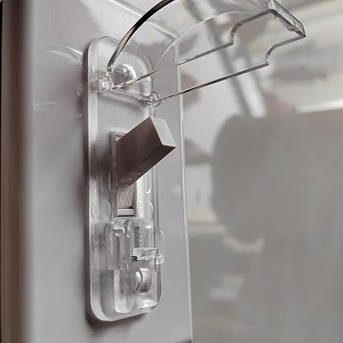 Miniatura 2 de Cubierta protectora para interruptor de luz, 4 cubiertas de protección para interruptor de pared a prueba de niños para interruptor de luz de