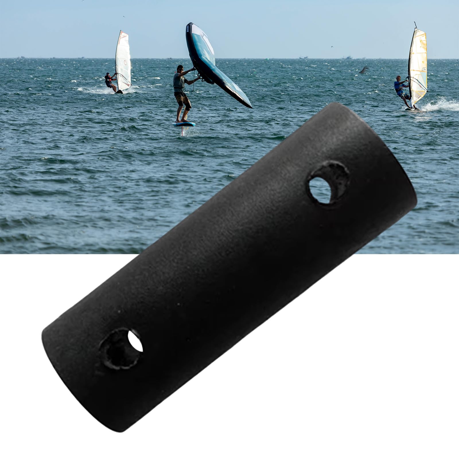Joint Caoutchouc Pour Pied De Mât Planche à Voile - Remplacement, Environ 5.6 Cm, Noir, Pour Réparation Voile - 8