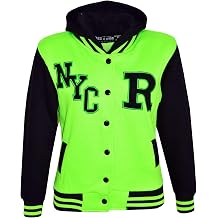 A2Z 4 Kids Girls Boys B.B Hooded R Fashion NYC Jacket Varsity Baseball Style Coat Long Sleeves Casual Fashion For Unisex Age 2-13 Years