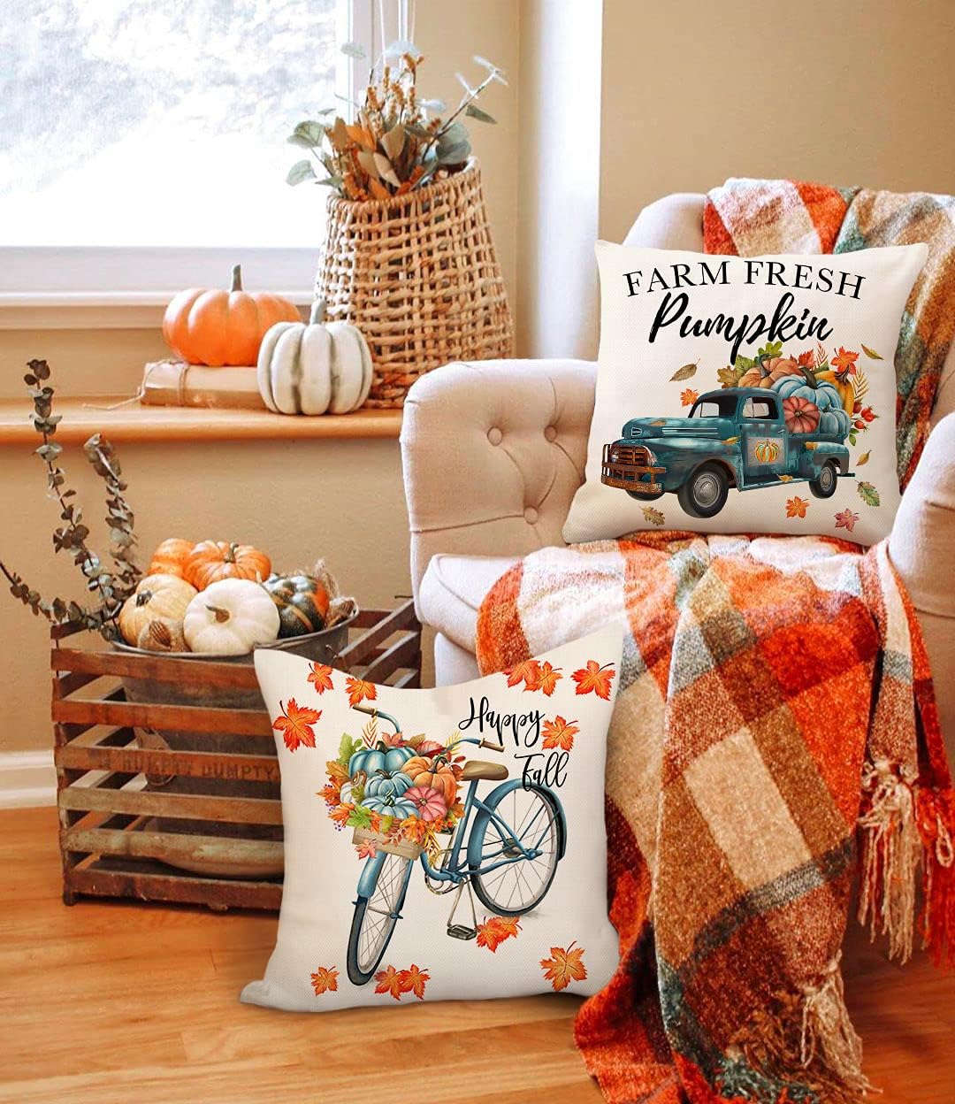 cheap outdoor fall pillows