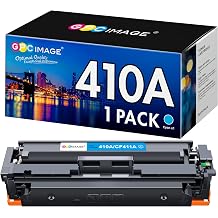 GPC Image Compatible Toner Cartridge Replacement for HP 410A CF411A Compatible with LaserJet Pro MFP M477fdw M477fdn M477fnw Pro M452dn M452nw M452dw Printer Toner 1 Cyan | for HP Toner 410A Compatible with HP LaserJet Pro MFP M477fdw M477fdn M477fnw Pro M452dn M452nw M452dw Printer Toner 1 Cyan