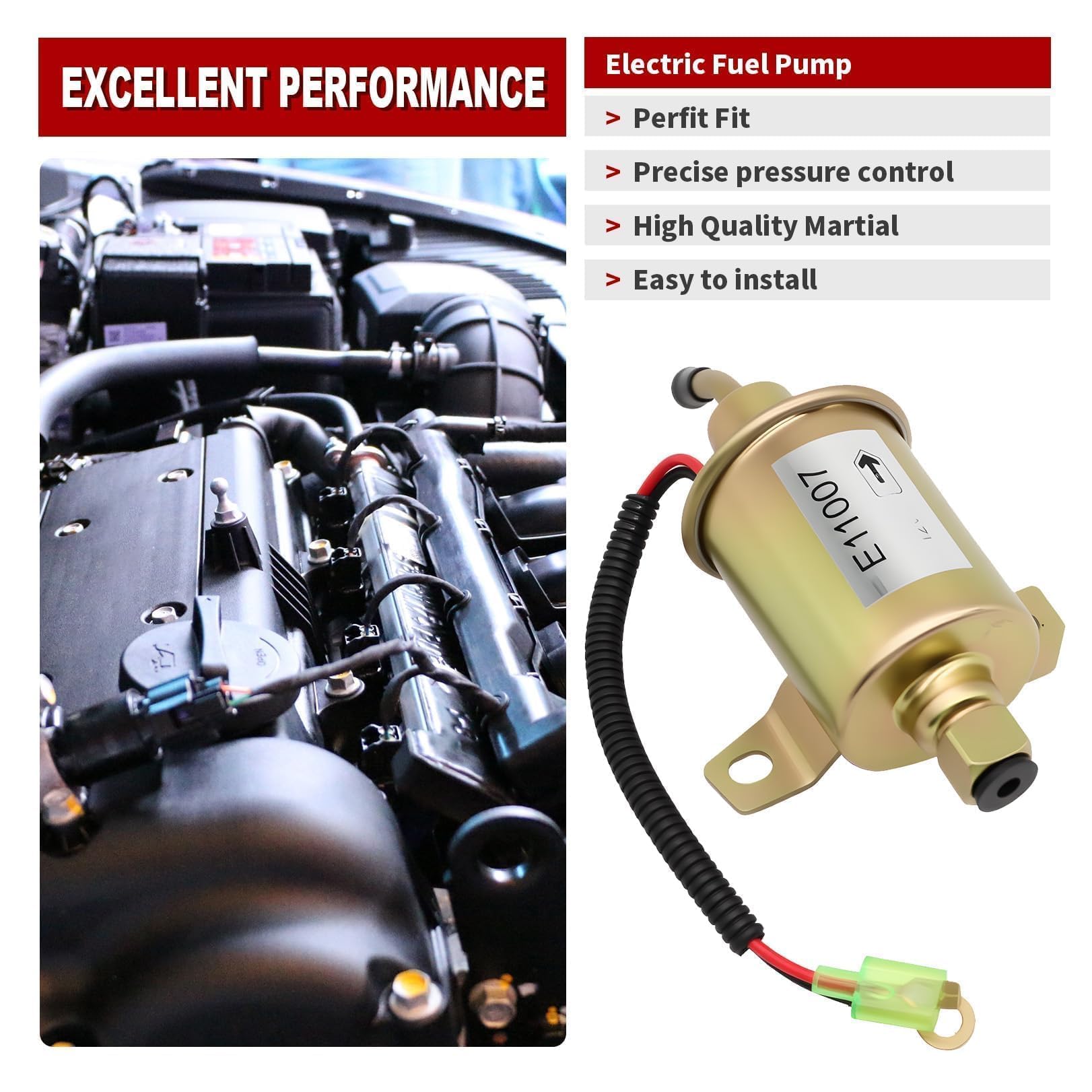 E11007 Fuel Pump for Onan 4000RV Generator 4KW Cummins Microlite