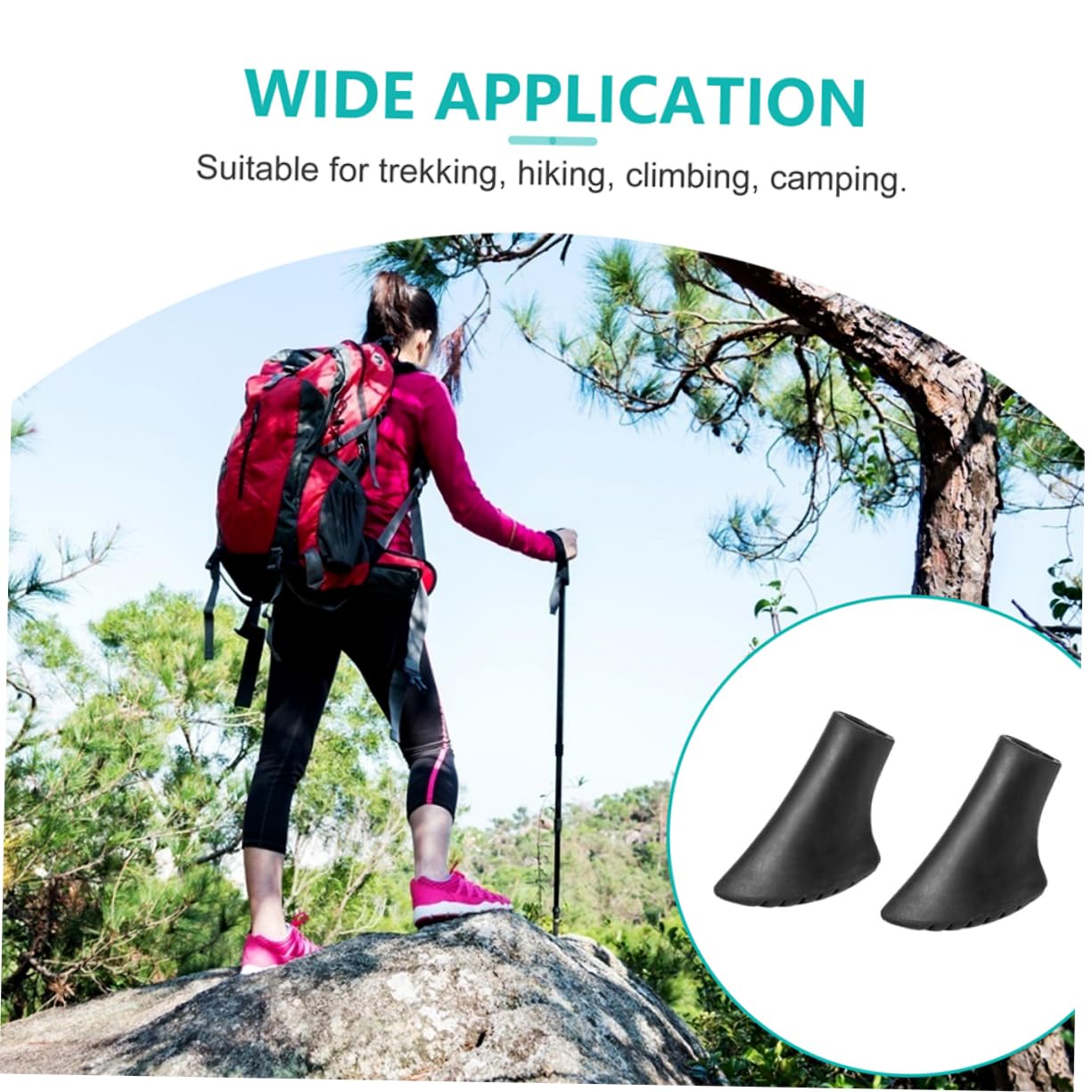 30stücke Trekkingstock Gummipuffer Antirutsch Pads Für Gehhilfen Langlebige Kunststoffstopfen Für Wanderstöcke Und Krücken Idealer Schutz Für Senioren Und