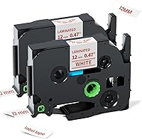 Vista 12 de Labelife Paquete de 5 cintas TZe TZ de 0.47 pulgadas laminadas transparentes TZe-131 de repuesto para Brother Label Maker Tape Clear TZe131 TZ-131