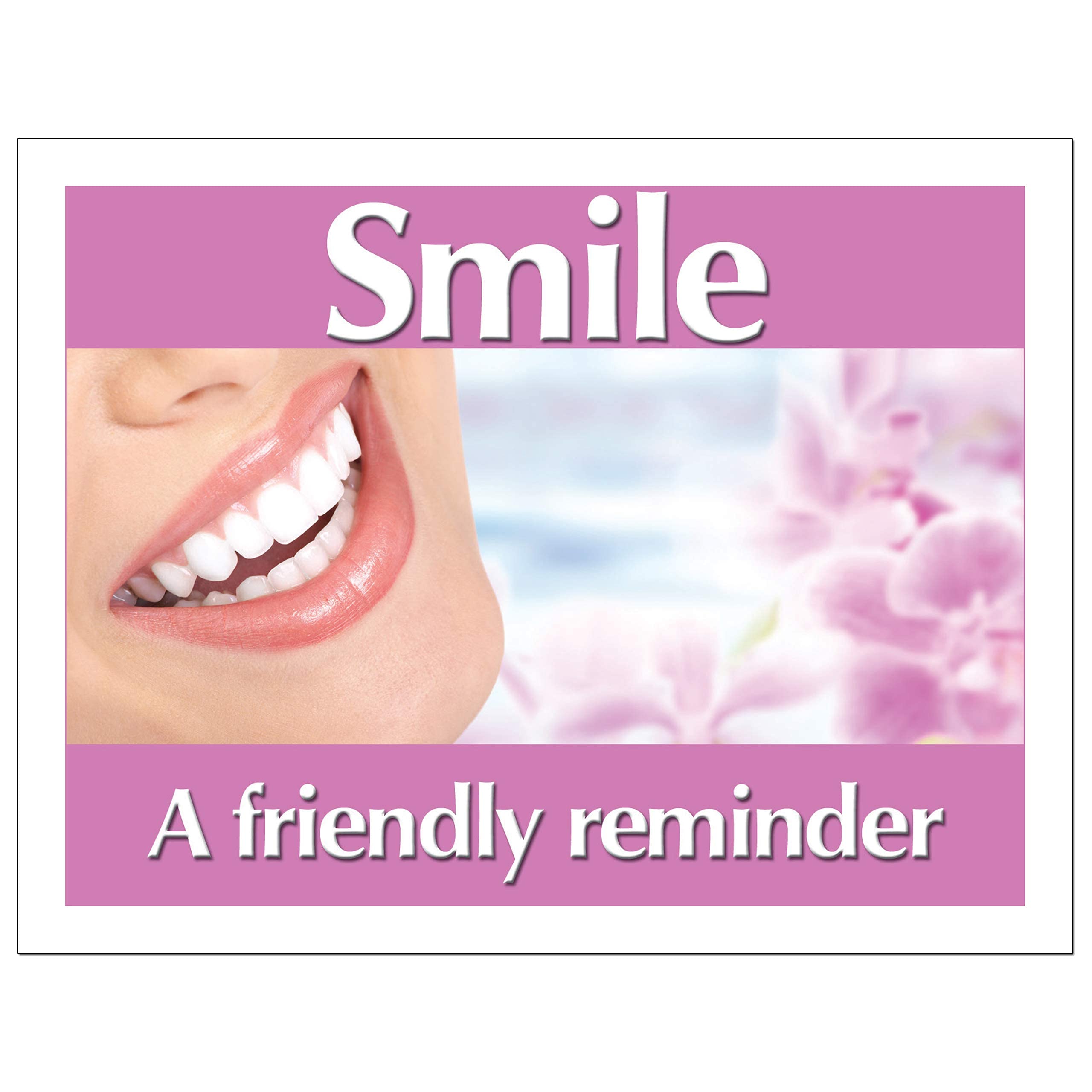 Laser-Erinnerungs-Postkarten, Dental-Erinnerung, Postkarten 4 Karten perforiert zum Abreißen, 10,8 x 14 cm, auf 21,6 x 27,9 cm, 8 Stück 4X6