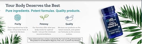 Miniatura 7 de Life Extension BioActive Folato y vitamina B12, 150 cápsulas vegetarianas (paquete de 2), sin OMG, sin gluten