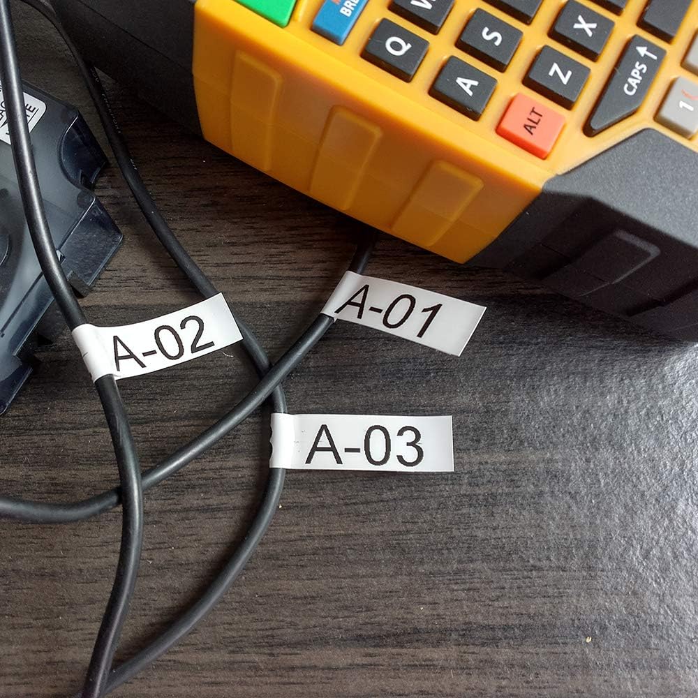 60% оƒƒ Dіѕсоunt Aonomi 4-Pack Compatible Industrial Label Tapes Replacement for DYMO 18489 19mm Flexible Nylon Label Tapes for DYMO Industrial Rhino Pro 4200, 5200, 5000, 6000 Label Maker Black on White 3/4'' x 11.5'