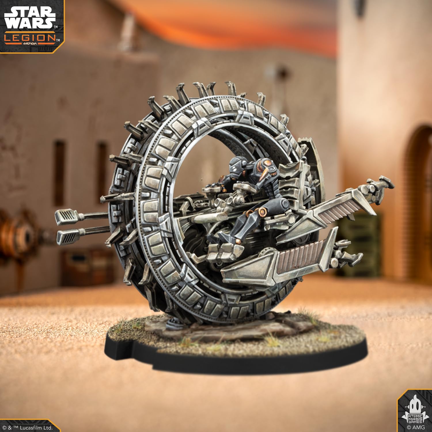 Asmodee, Star Wars: Legion – TSMEU-6 Personal Wheel Bikes (ruota), versione DE, espansione per tablet per 2 giocatori dai 14 anni in su, con tempo di riproduzione di 120-180 minuti, multilingue