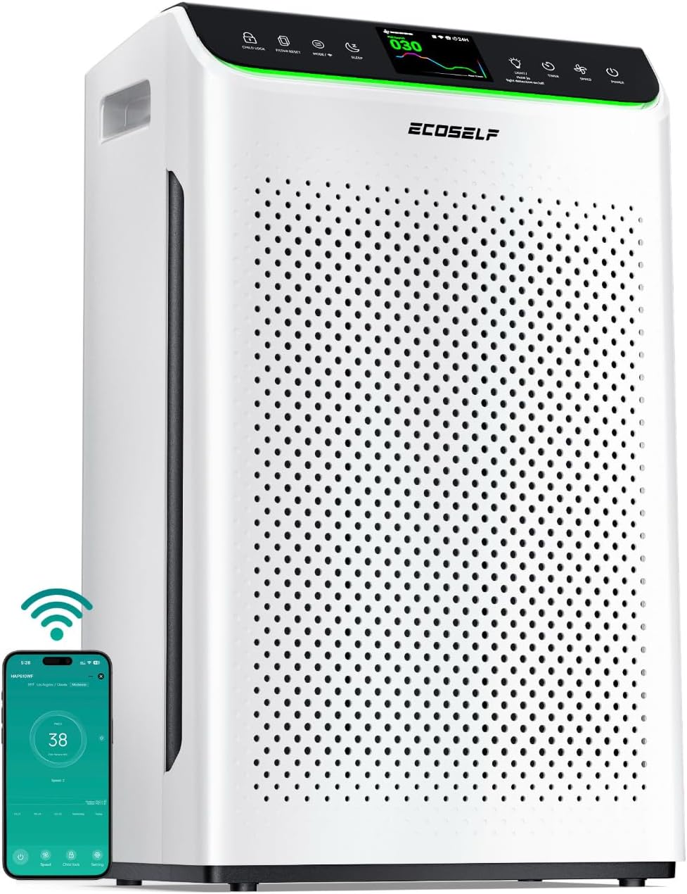 Air Purifiers for Home Large Room, Cover Up to 4800 Ft² with True HEPA Filter, HAP610S