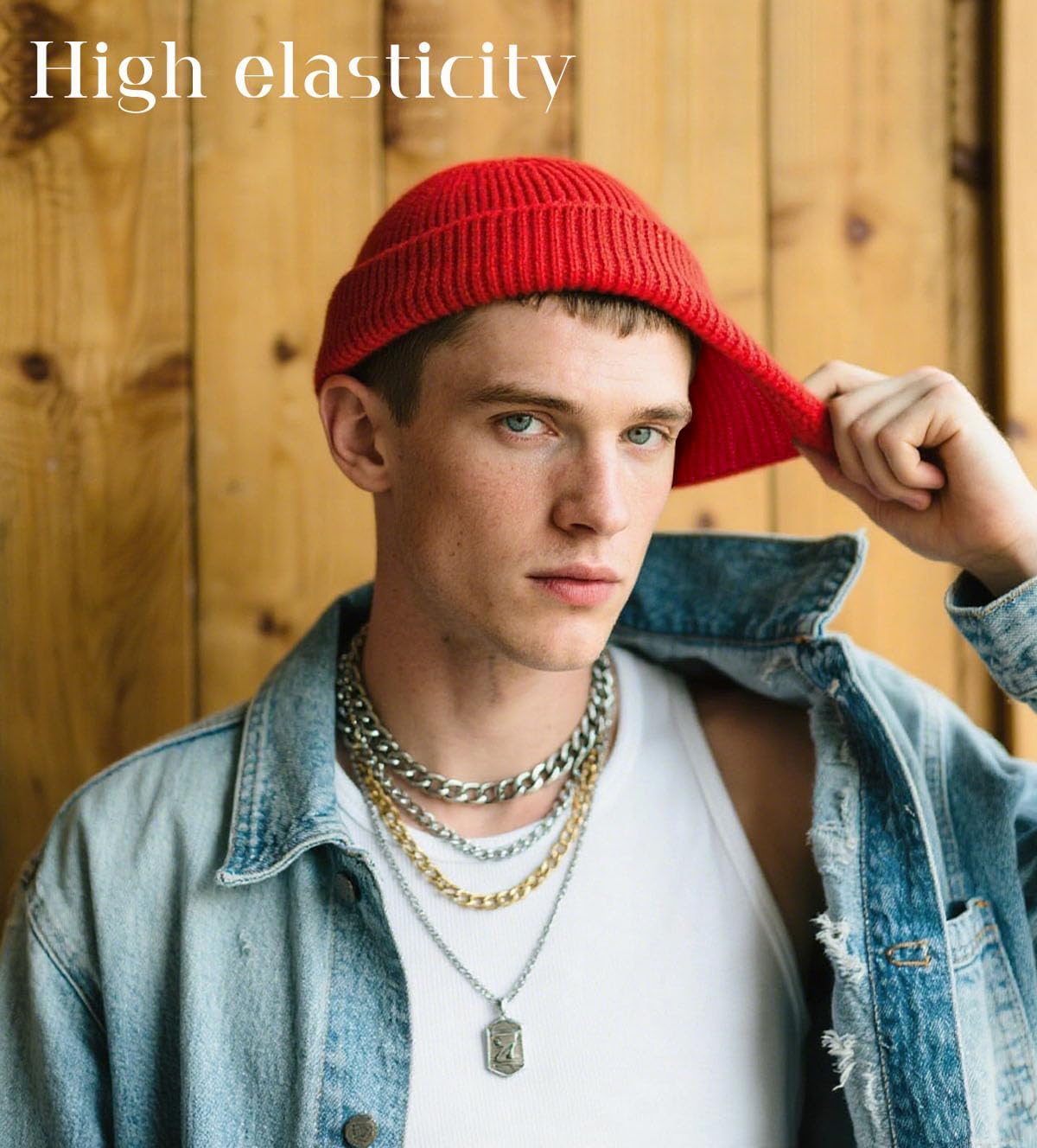 Wool Fisherman Beanies for Men Women, Short Knit Fall Winter Warm Beanie, Watch Cap, Cuffed Trawler Hats, Skull Caps - Image 4