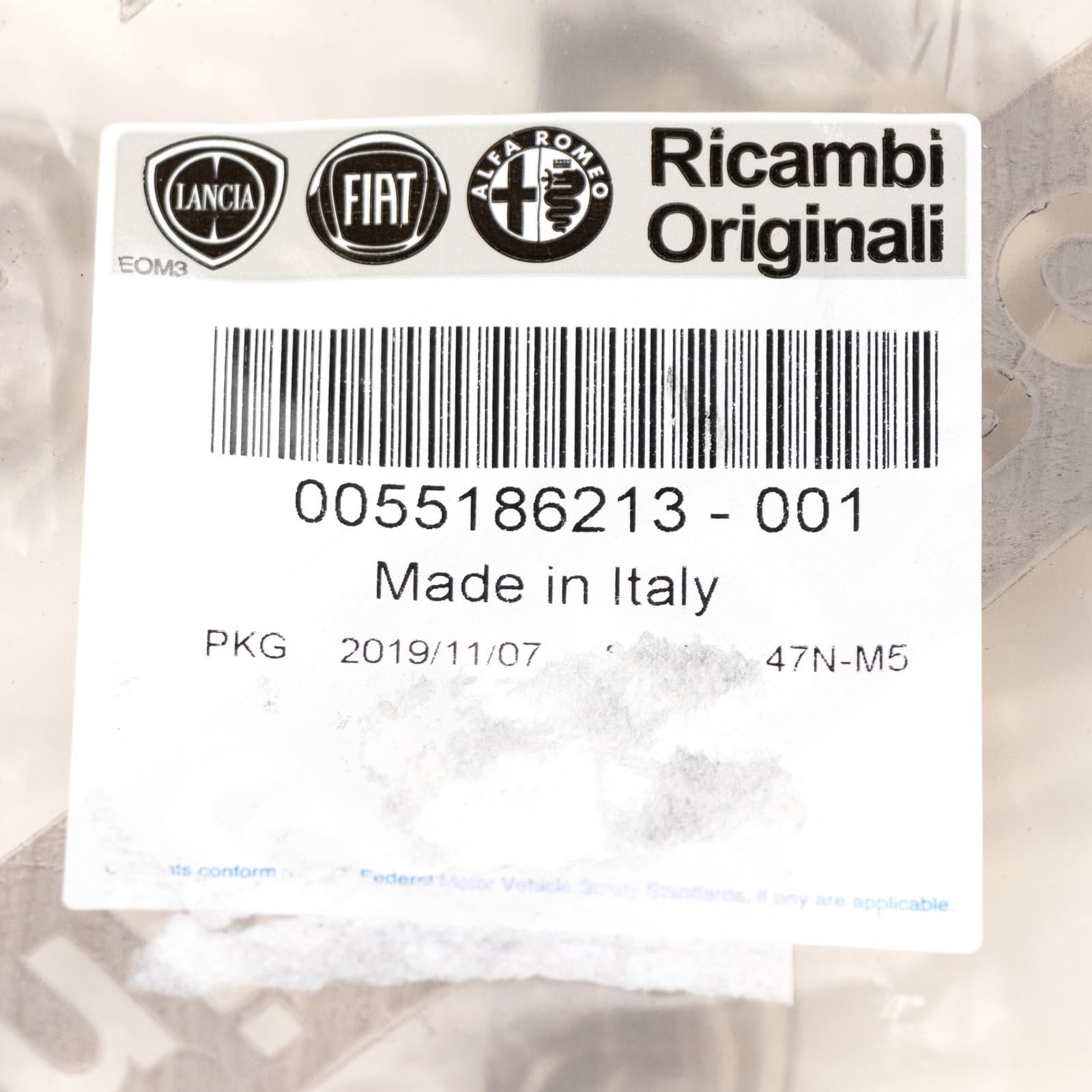 Tubo per pressione dell'olio 55186213.
