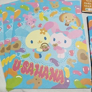 希少レア　ウサハナ　平成レトロ　グッズまとめ売り　バッグ　レターセット　サンリオ Amazon.co.jp: ウサハナ レターセット シールつき 平成レトロ