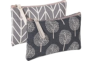 SUMAJU Canvas Cosmetic Bag. Perfect for everyday use.