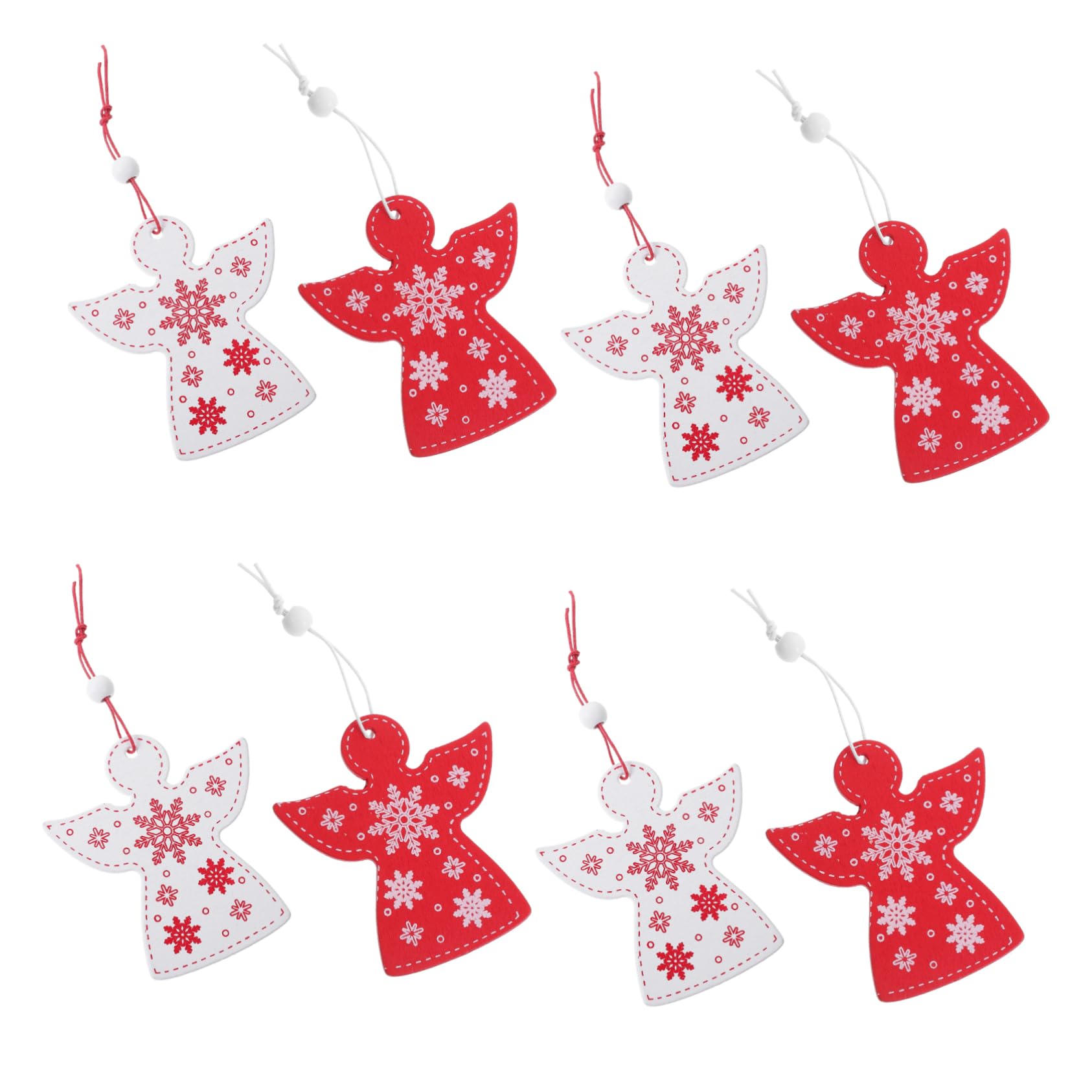 VILLCASE 60piezas Colgantes De Ángel Para Decoración Navideña Adornos Para Árbol De Navidad Para Fiestas y Celebraciones