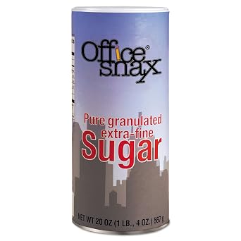 Office Snax Granulated Sugar Canister