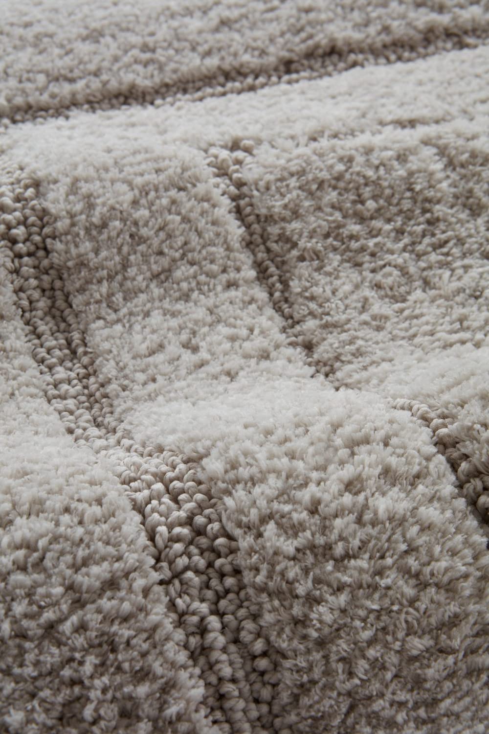 Jotex Goodie Badteppich, Beige, Anti-Rutsch Rückseite, 100% Polyester, 80 x 150 cm