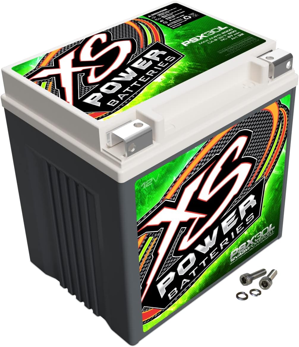 XS Power Powersports 12V PSX30L Group 30L 2000A AGM Battery/Powercell XS Power Powersports 12V PSX30L Group 30L 2000A AGM Battery/Powercell