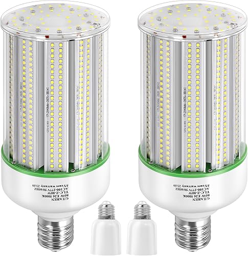 Bombilla LED de maíz de 80 W, 250 W, halogenuros metálicos HPS CFL HID de repuesto LED, base Mogul E39 de 5000 K, para iluminación de calle y área,
