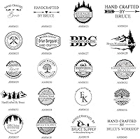 Vista 5 de Sello de leña personalizado para trabajadores de la madera - Hierro de marca personalizado para regalo