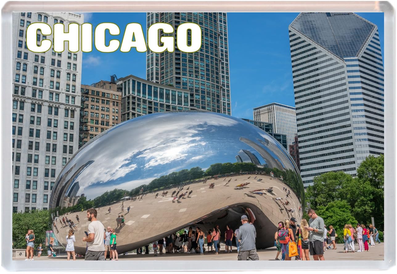 Chicago - USA - Jumbo Fridge Magnet 96 x 67mm BBSFHM1592
