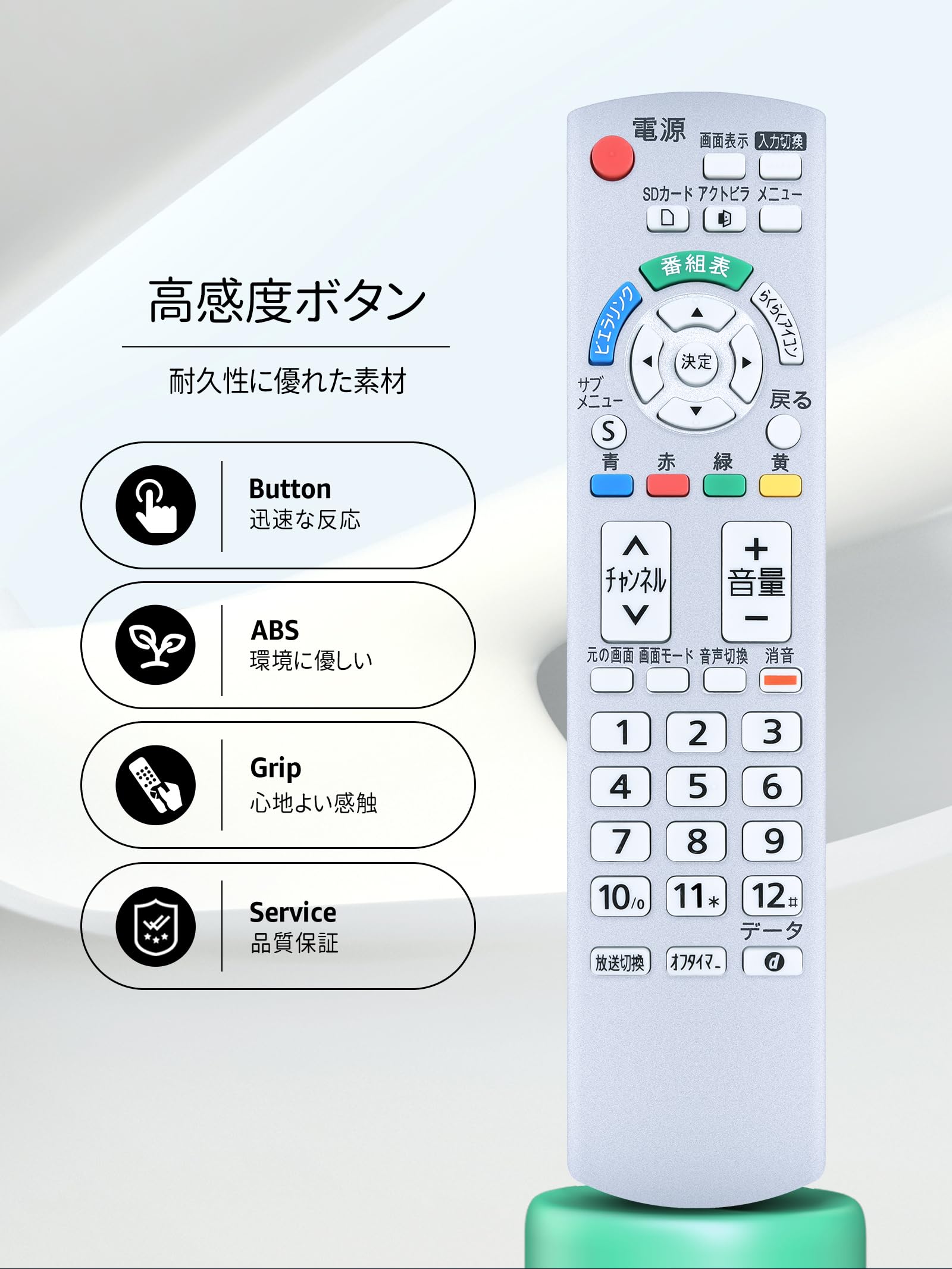 Amazon | テレビリモコン N2QAYB000484 for パナソニック Panasonic