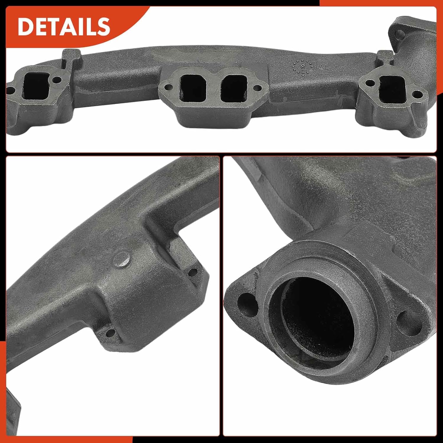 A-Premium [OHV 8Cyl 5.2 5.9L] Left Engine Exhaust Manifold W/Gasket & Nuts & Bolts Compatible with Dodge Ram 1500 2500 3500, Ram 1500 2500 3500 Van, Durango, Dakota, B150 B250 B350, B1500 B2500
