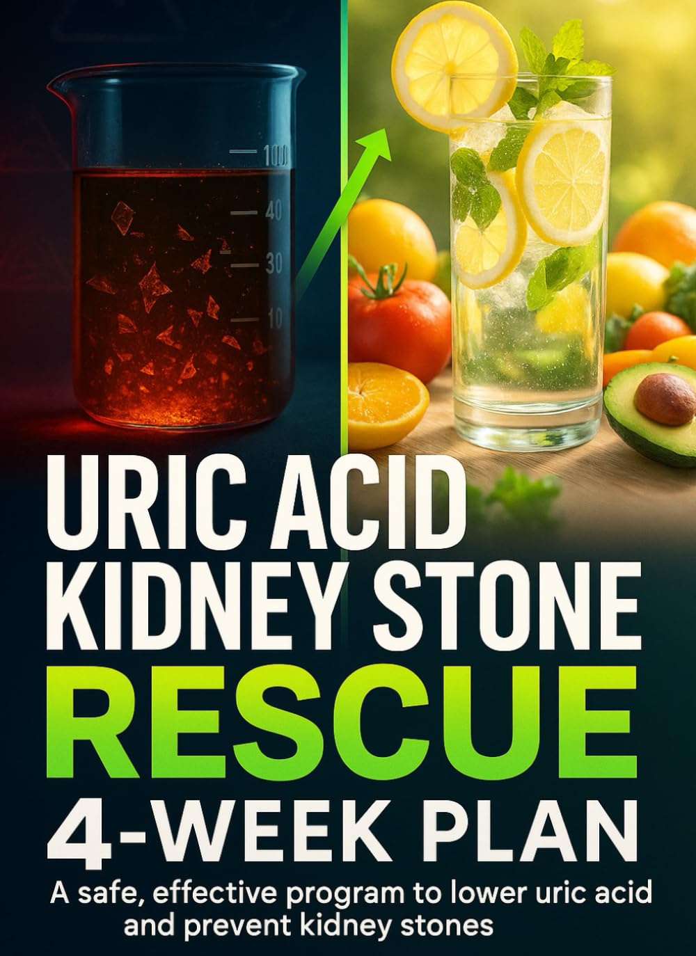 URIC ACID KIDNEY STONE RESCUE: A 4-WEEK ALKALINE-URINE MEAL PLAN WITH LOW-PURINE DINNERS, CITRATE BOOSTERS, AND HYDRATION TIMING
