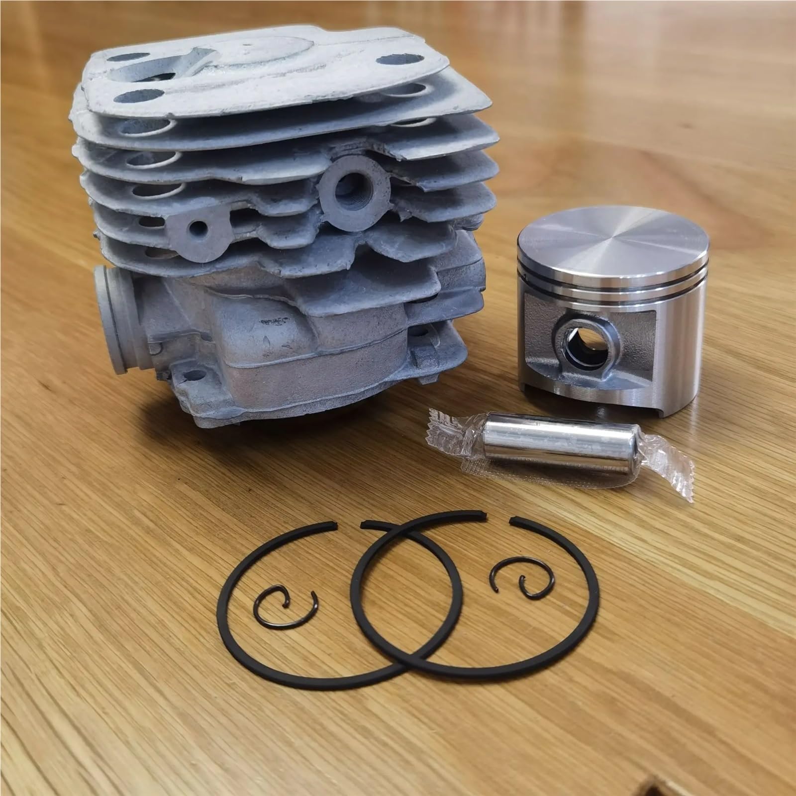 DUNLAP Wymień zestaw tłoka cylindra 372 50 mm Nikasil Plated części zamienne do pił łańcuchowych(With crankshaft)