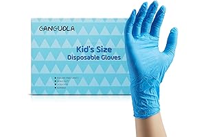 Multipurpose Disposable Nitrile Gloves for Kids - The Perfect Protective Cover for Little Hands