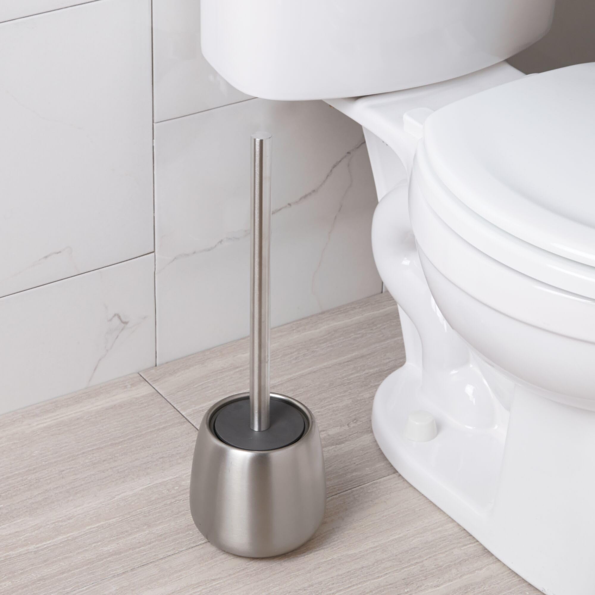 InterDesign Spazzola per ciotole, argento