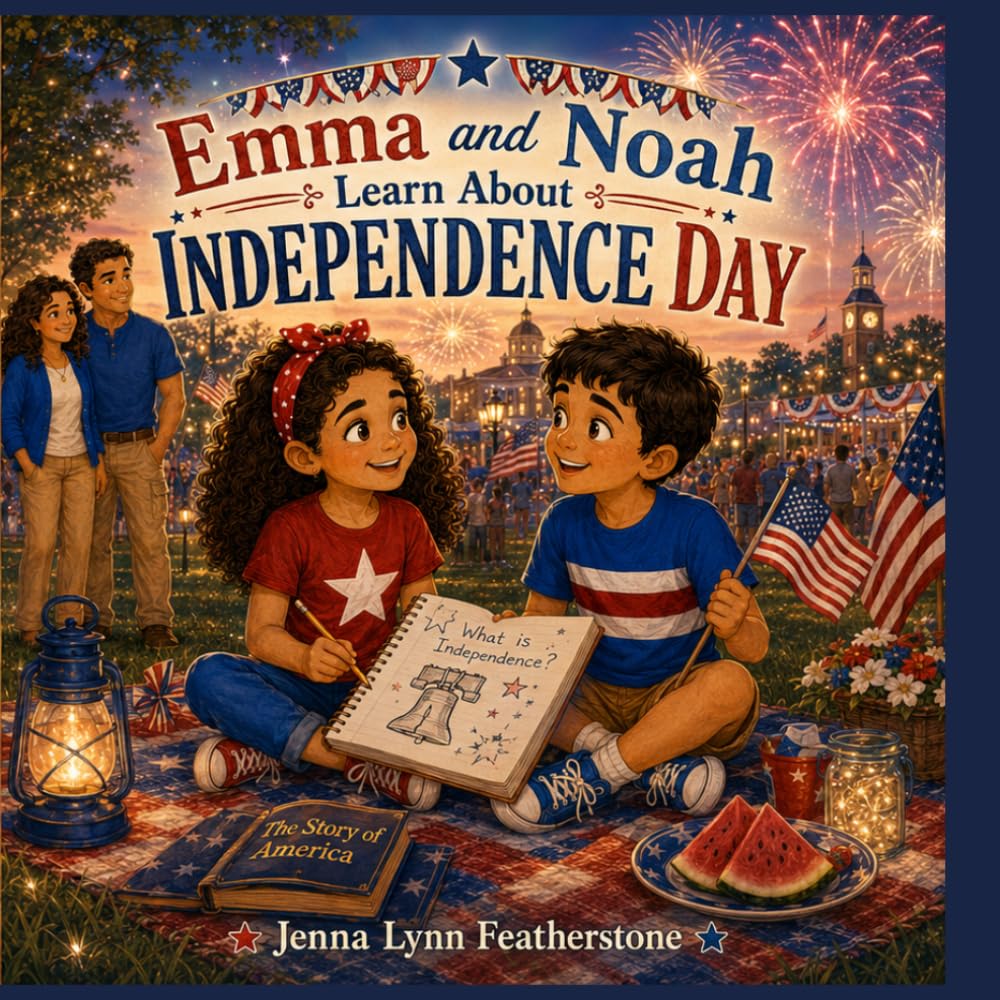 Emma and Noah Learn About Independence Day: A Fourth of July book About Freedom, the Declaration of Independence, and America’s Birthday: 4 (Emma and Noah's American Adventures)