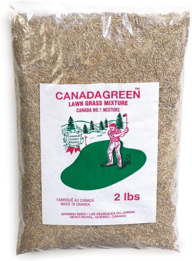 Canada Green Grass Lawn Seed - 2 Pound Bag