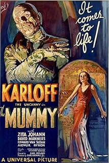 HSE Boris Karloff The Mummy Movie Poster 1932 Campy Classic Horror 24X36 Scary (Reproduction, not an Original)