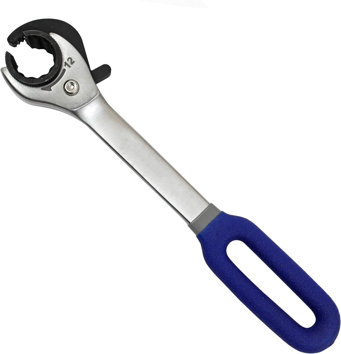 Open End Ratcheting Wrench 4LIFETIMELINES 7/16 Inch SAE Ratcheting Line Wrench - Chromium Molybdenum Steel Flare Nut Wrench Open End Ratchet Wrench - View #8