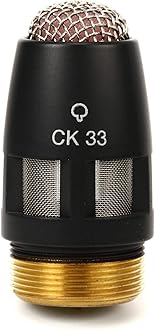 AKGPro Audio CK33 High-Performance Hypercardioid Condenser Microphone Capsule, Grey