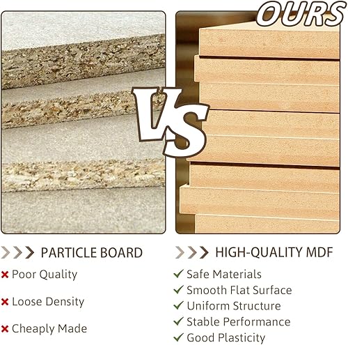 Miniatura 76 de COSIEST Mesa auxiliar redonda, mesa auxiliar de cristal con marco de madera, mesita de noche dorada champán con estilo moderno para sala de estar,