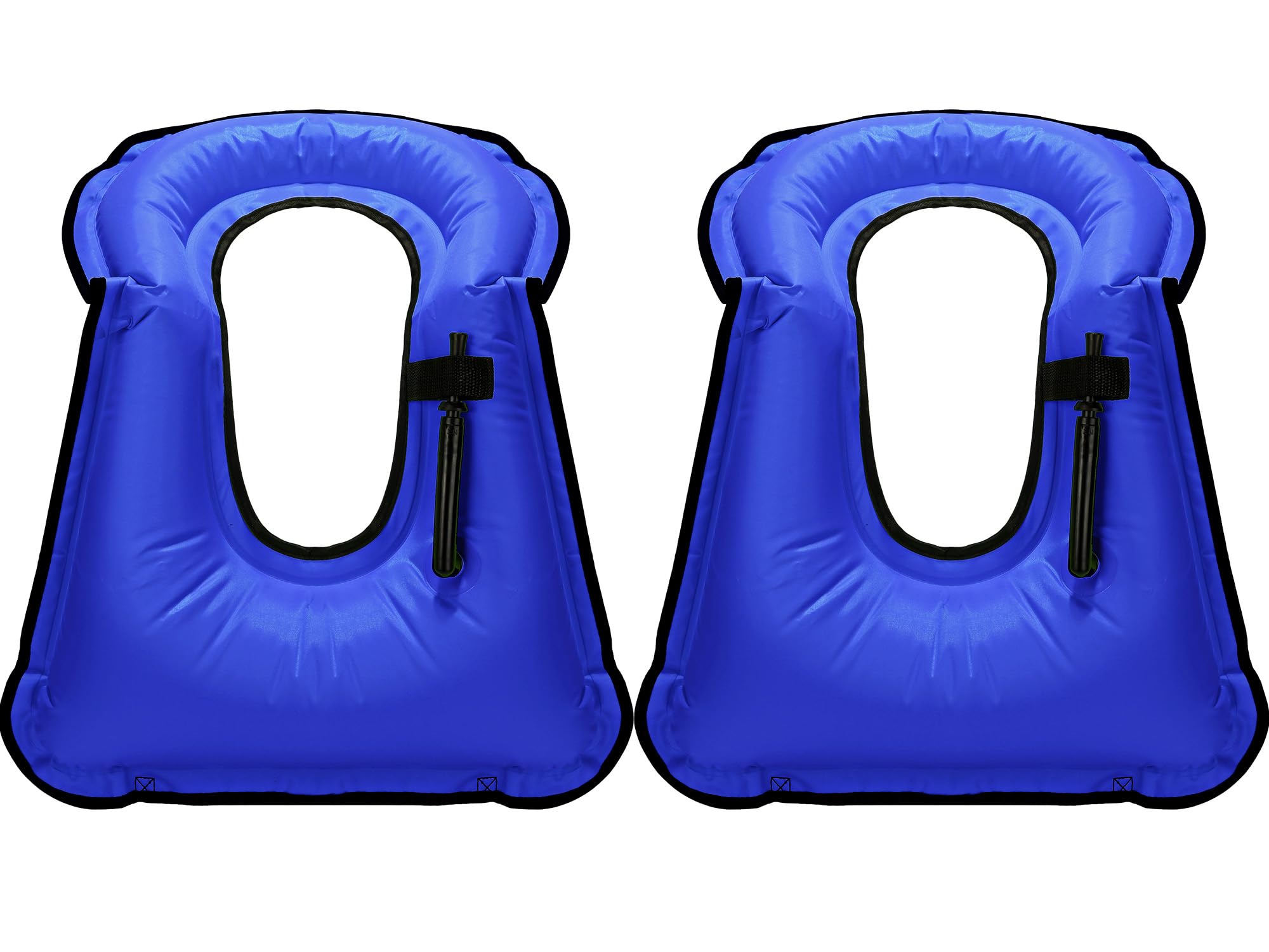 Photo 1 of Deekin 2 Pcs Inflatable Vest for Adults with Adjustable Strap Fluorescent Color Inflatable Vest(Dark Blue)