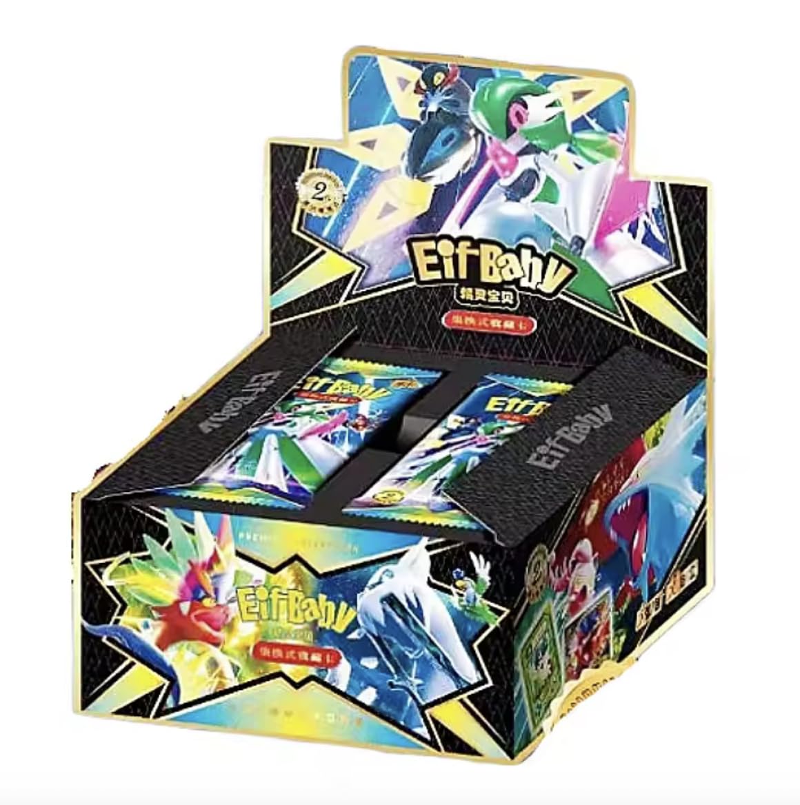Eif Baby Pokmon Trading Card Game Booster Box, 30 Packs, Chinese Version, Collector Cards with Display Box (2025)