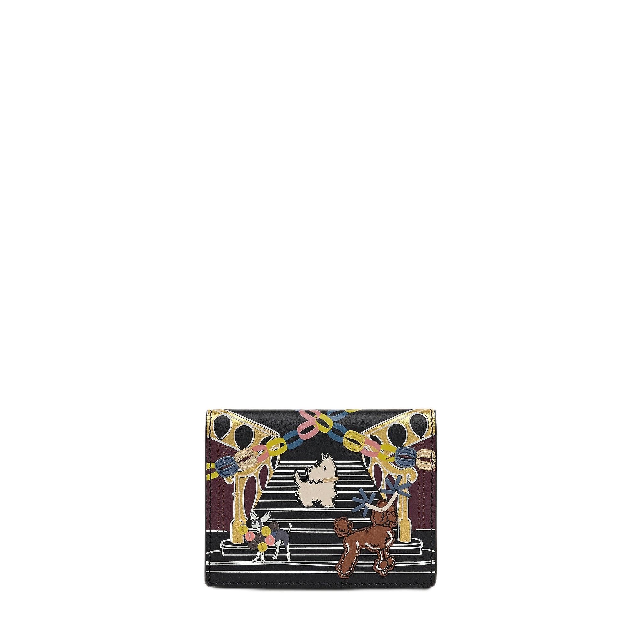 RADLEY London Party Pals - Cartera pequeña plegable para mujer, color negro