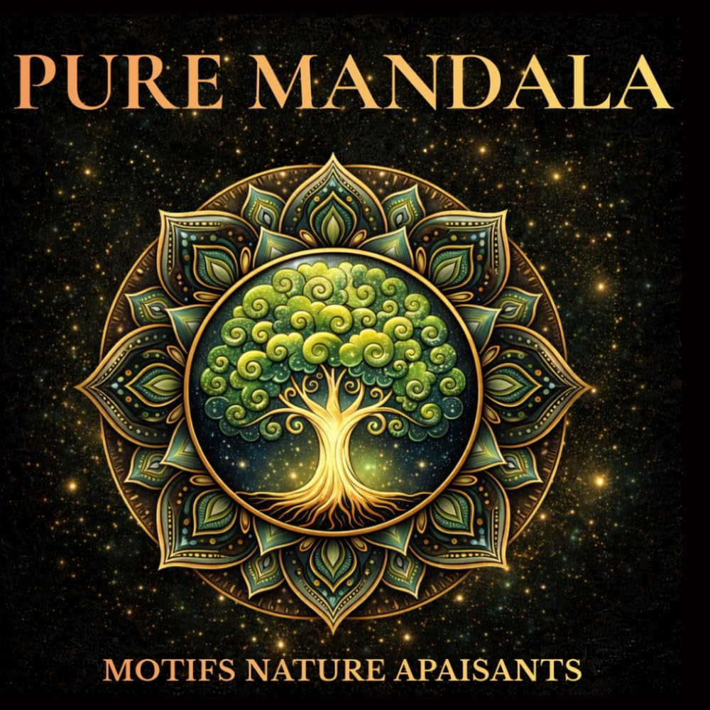 Pure Mandala: 77 Mandalas pour Relaxation et Soulagement du Stress