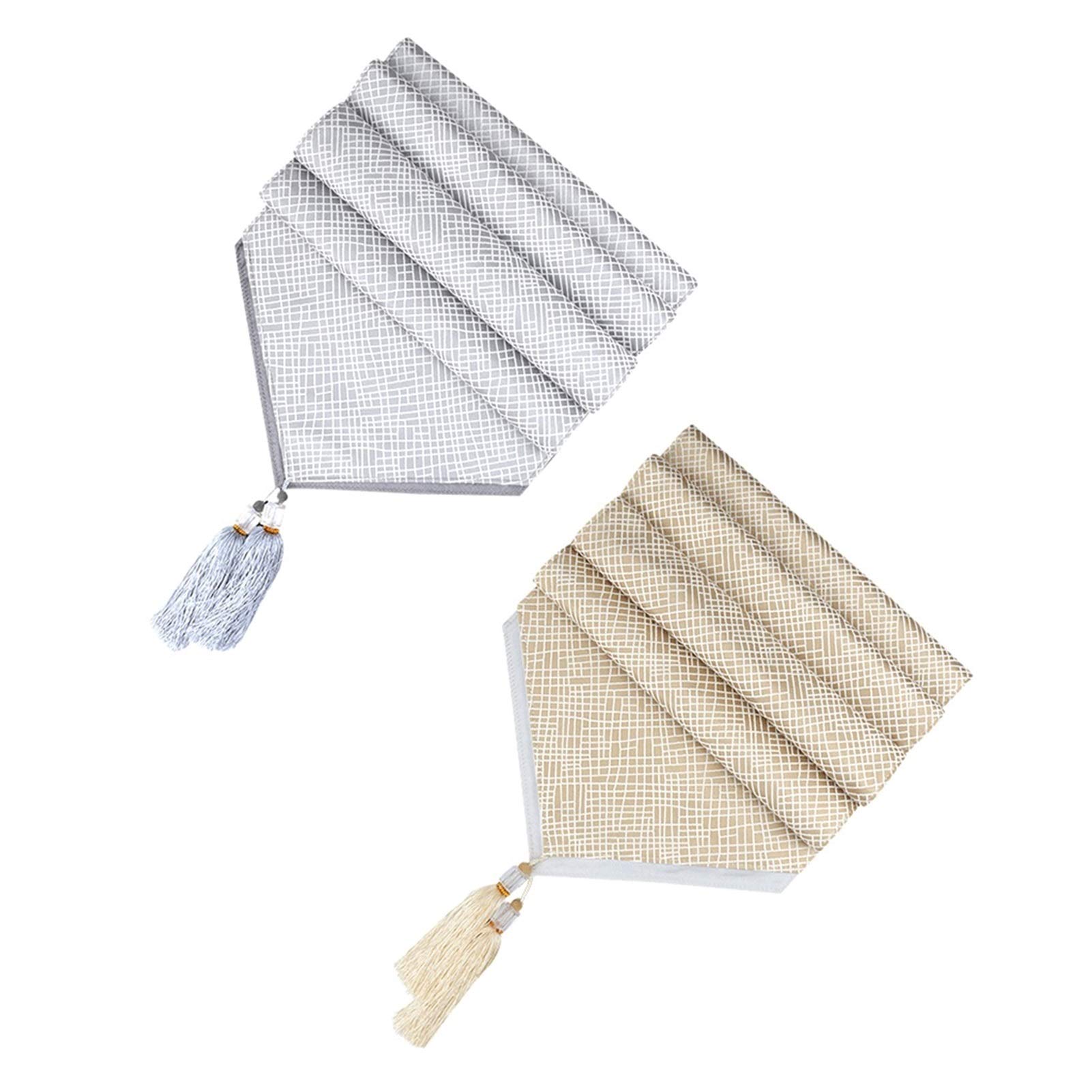 Elegante e lussuoso Tavolo da pranzo in stile americano Tavolo da pranzo Tavolo Runner Luxury Home Cucina di casa Matrimonio Festa Decorativa Poliestere Tavolo in poliestere Runner Camino de Mesa, 2 c