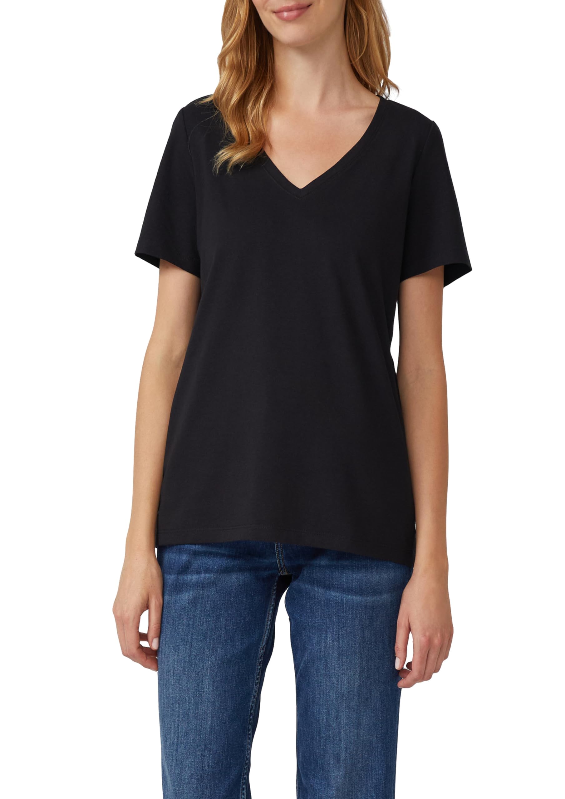 s.Oliver T-Shirt mit V-Ausschnitt