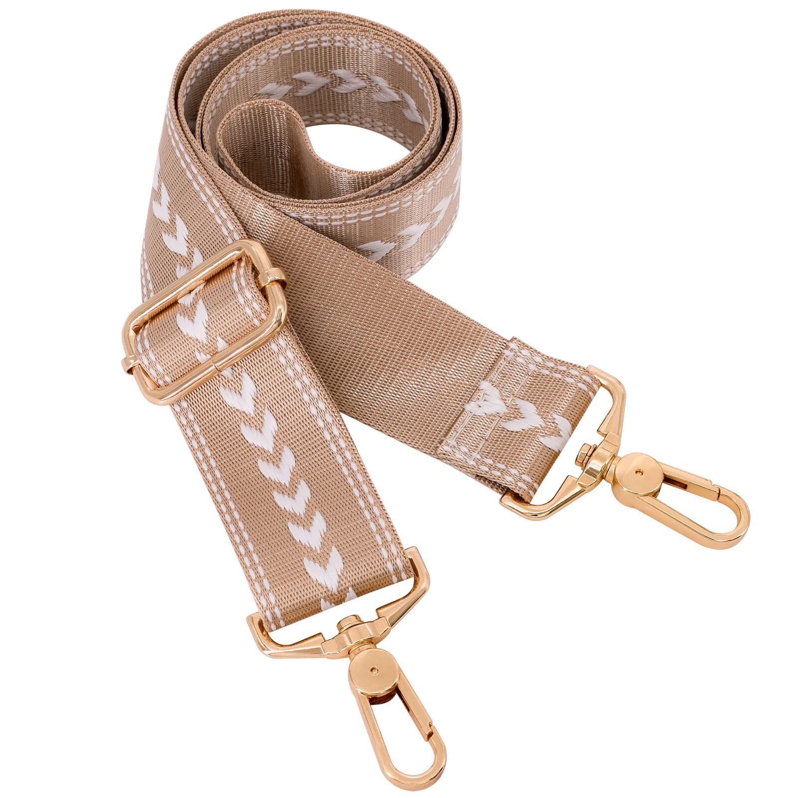 Strap Purse Crossbody Bag Strap Replacement Metal Swivel Hook Shoulder Strap Guitar Strap for Crossbody Bag/luggag …