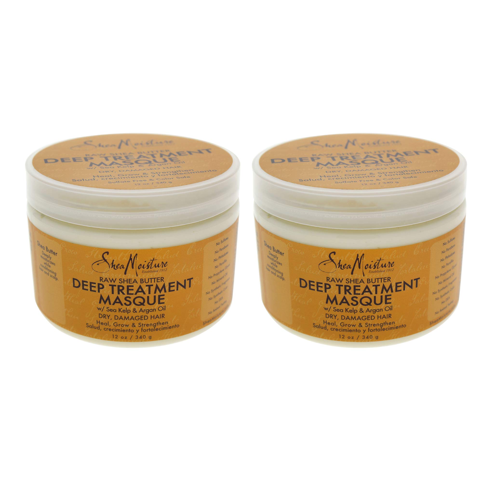 Shea Moisture Raw Shea Butter Deep Treatment Masque, 12 Ounce