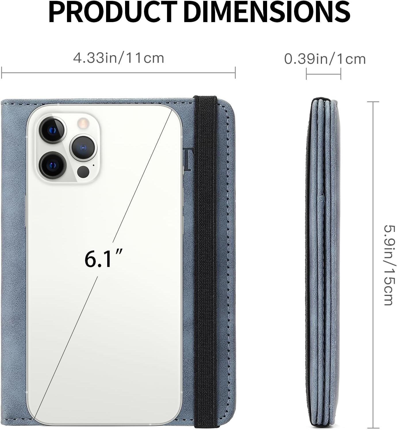 2 Set Passport Covers Holder for Travel Leather Rfid Passport Wallets Holder for Mr and Mrs - Image 5