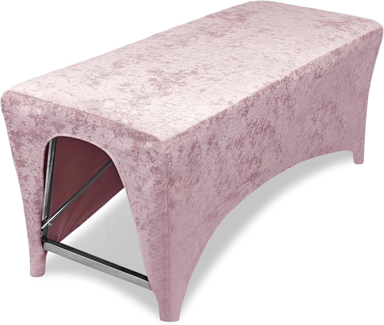 Lash Bed Foam Topper Cover, Massage Table Cover, Ergonomic Curved Mattress Topper Cover for Beauty Salon