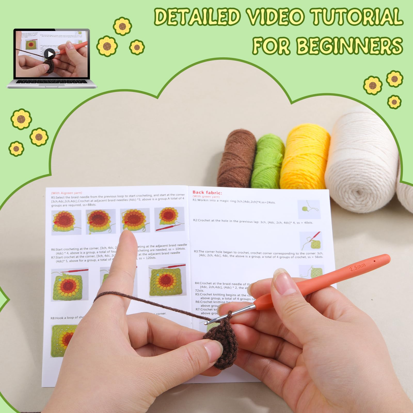 Crochet Phone Bag Kit - Beginner Crochet Set -3 Crochet Phone Bag Kit - Beginner Crochet Set -3