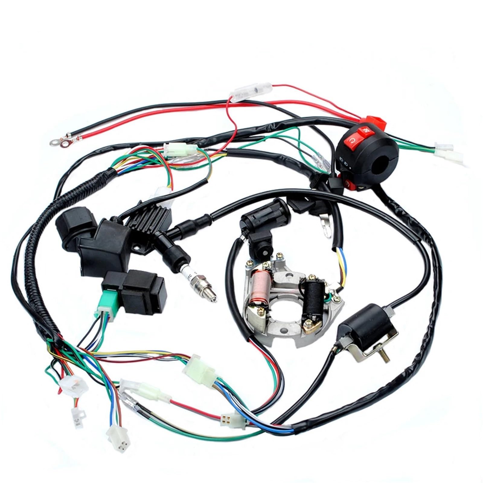 Motor kabelbaum Für 50 70 90 110 125CC Diesel Motorkabelbaum