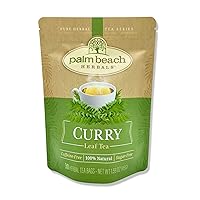 Vista 1 de Té de hoja de curry - Serie de té de hierbas puro de Palm Beach Herbals (30 unidades) [El embalaje puede variar]