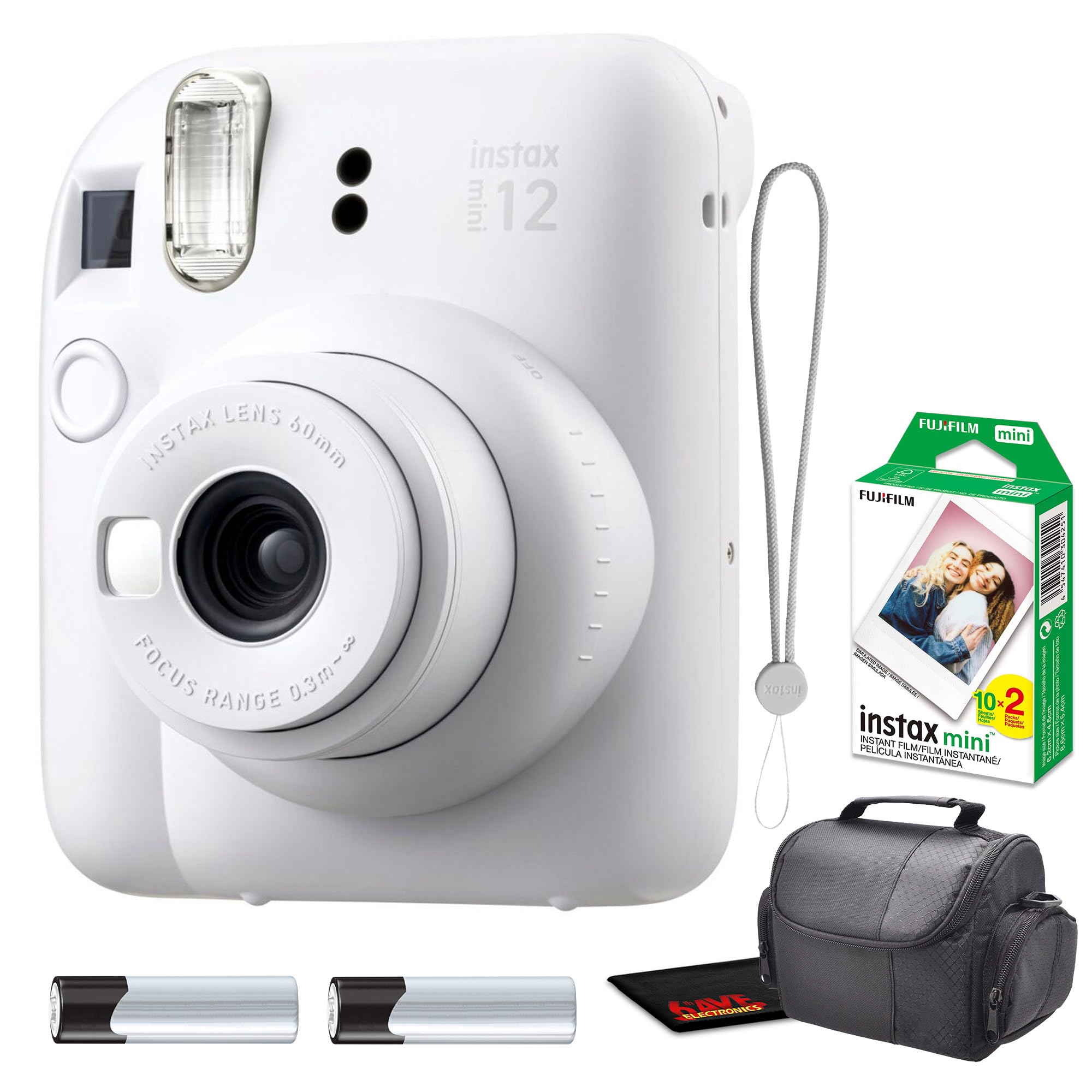 Amazon | 富士フィルム Instax Mini 12 インスタントカメラ (クレイ 